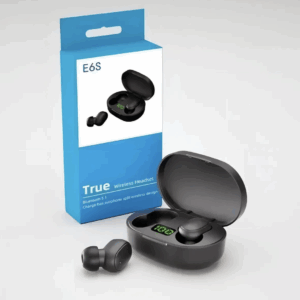 Auriculares Inalámbricos Bluetooth E6s In-ear Color Negro Negro
